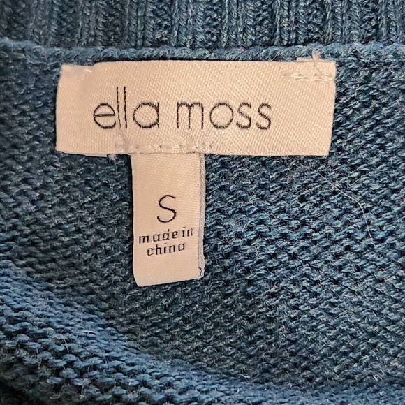 Ella Moss Ladies' Crewneck Sweater, Green Size small - Picture 7 of 10